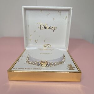 Disney Gold Minnie Mouse Charm Bracelet